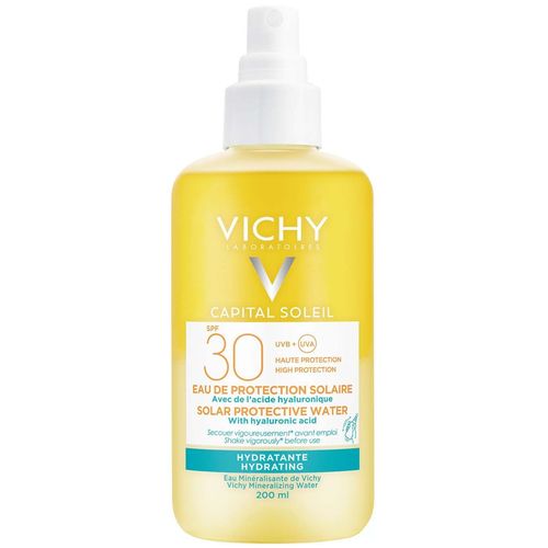 VICHY CAPITAL SOLEIL SOLAR PROTECTIVE WATER SPF30  200 ML HYDRATING